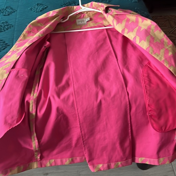 Women’s Ltd Ed. Isaac Mizrahi X Target houndstooth rain jacket- XS New (no tags) - Picture 4 of 7